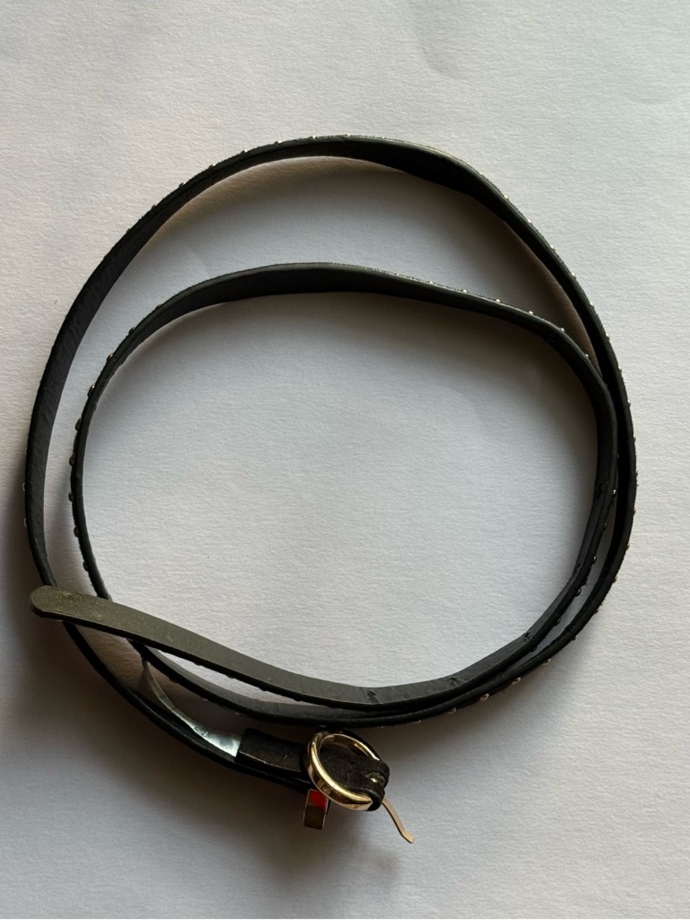 Charlotte Russe Black Belt with Gold Accents
